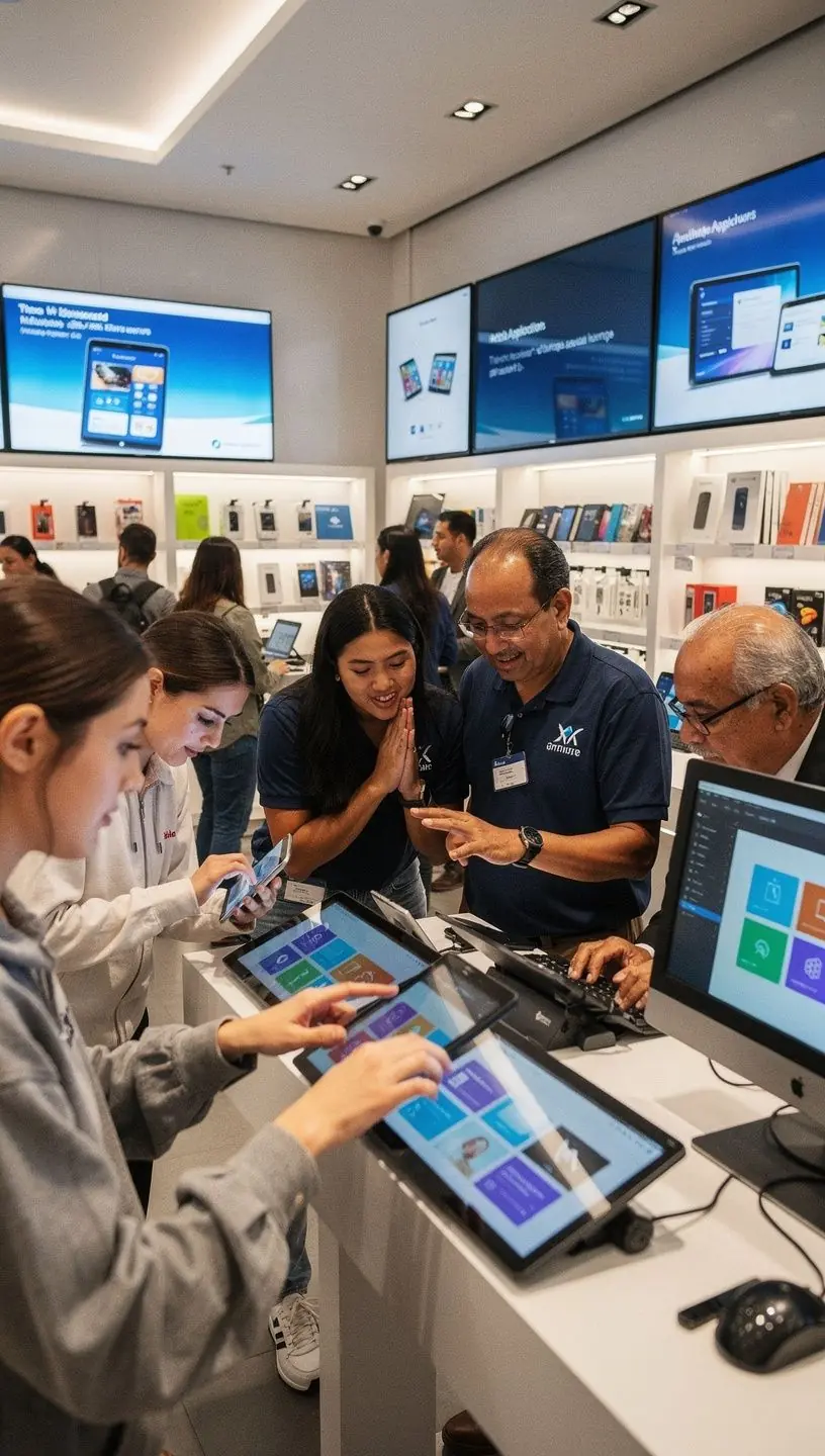 Professional team collaboration